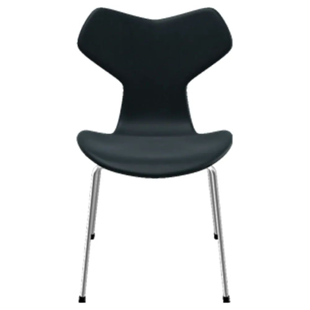 Fritz Hansen 3130 Grand Prix Stol Fuldpolstret Læder^ Køkken|Stole