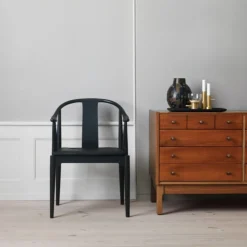 Fritz Hansen 4283 Kinastolen Sort Ask^ Stole