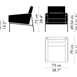Fritz Hansen 3300 Lænestol Essential Læder^ Stue|Stole