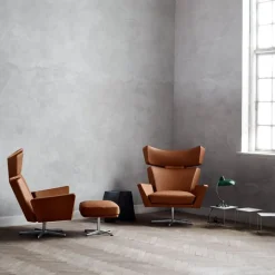 Fritz Hansen 4210 Oksen Fodskammel Essential Læder^ Stue|Stole