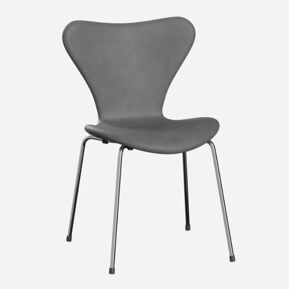 Fritz Hansen 3107 Serie 7 Fuldpolstret Embrace Læder^ Stue|Stole