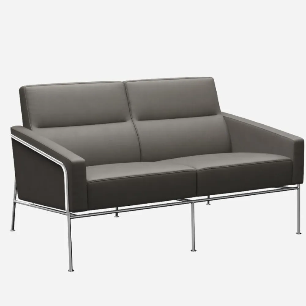 Fritz Hansen 3302 Sofa 2-Pers Essential Læder^ Stue|Sofaer