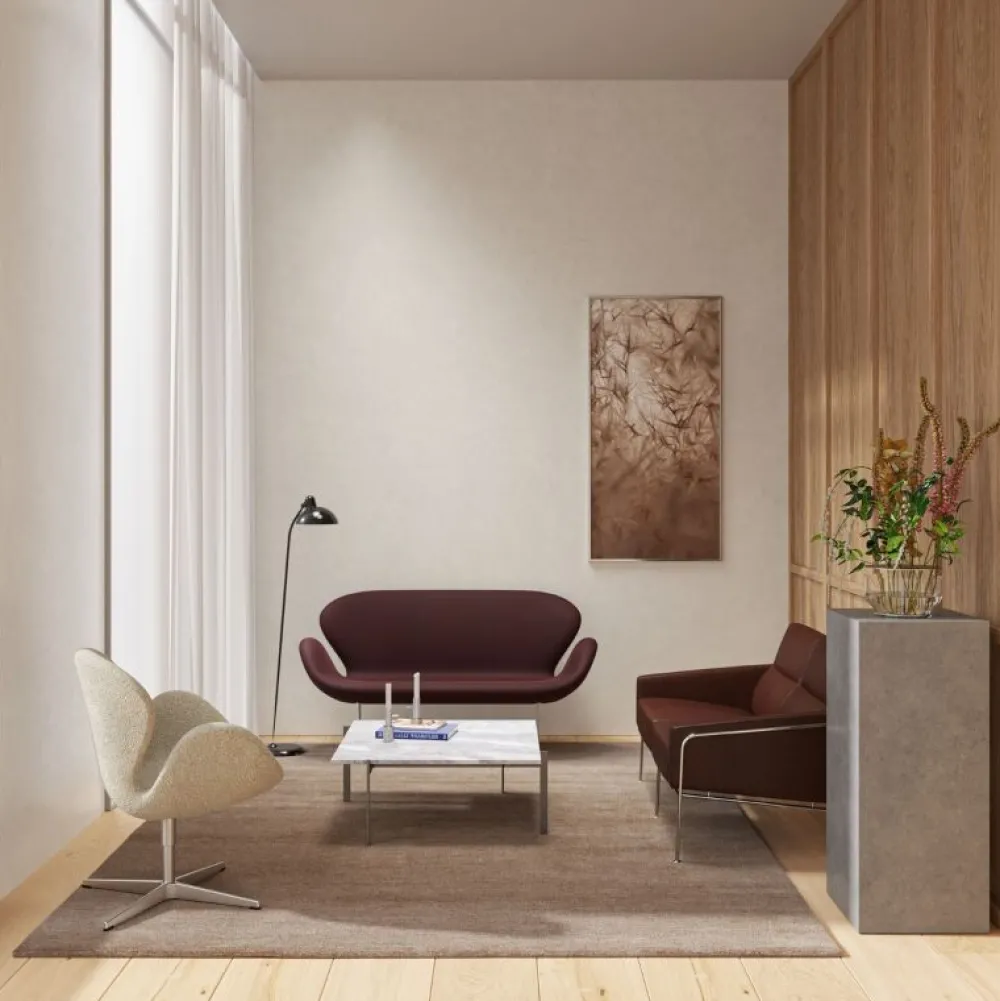 Fritz Hansen 3302 Sofa 2-Pers Essential Læder^ Stue|Sofaer