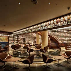 Fritz Hansen A222 Cirkulær Sofabord^ Borde