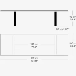 Fritz Hansen CM31 Essay Spisebord^ Stue|Borde