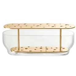 Fritz Hansen Ikebana Vase Lang Messing^ Stue|Andet Boligtilbehør