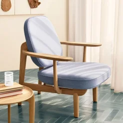 Fritz Hansen JH97 Fred Lænestol Re-Wool Stof^ Stue|Stole