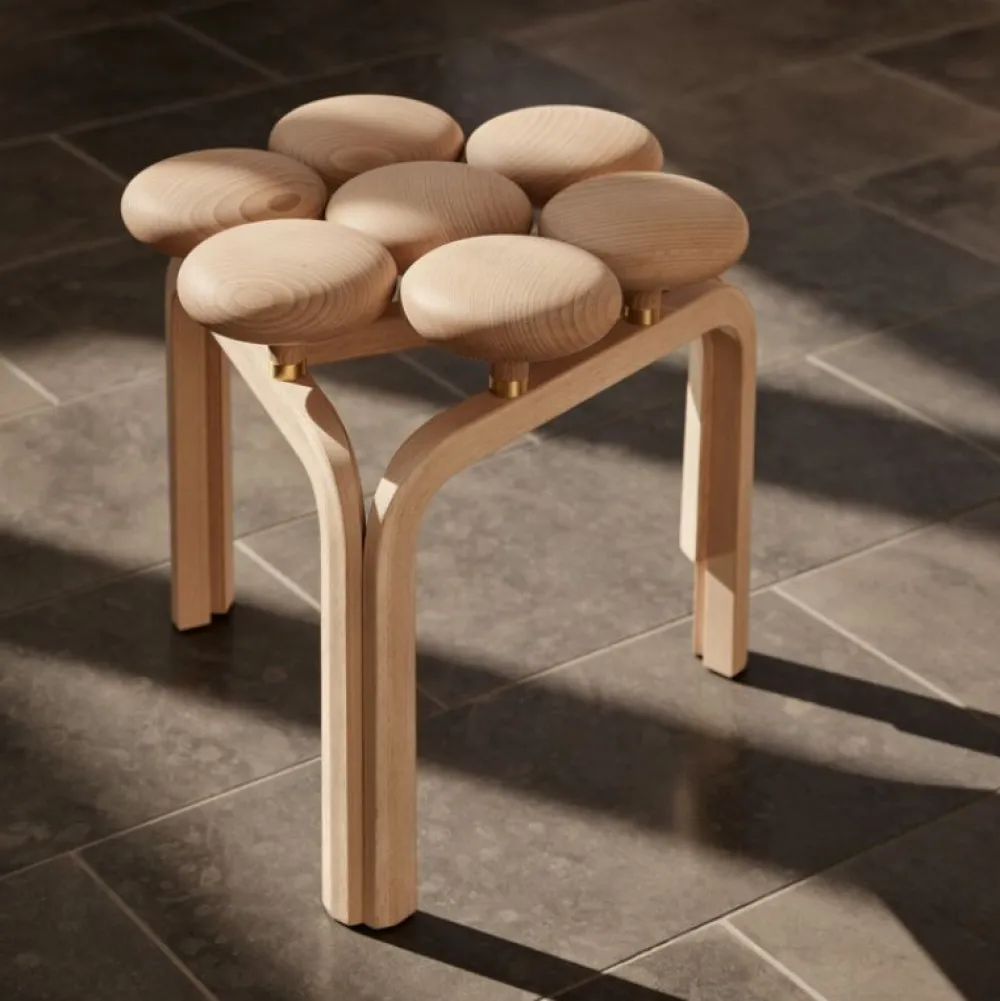 Fritz Hansen JU01 Utzon Skammel^ Stue