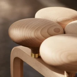 Fritz Hansen JU01 Utzon Skammel^ Stue