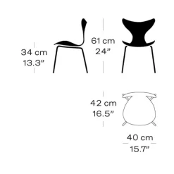 Fritz Hansen Liljen Børnestol^Børn Børneværelse|Møbler