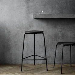 Fritz Hansen M3170 High Dot Intense Leather Black^ Køkken