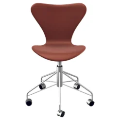 Fritz Hansen Serie 7 Drejestol Fuldpolstret Læder^ Kontor|Stole