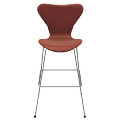 Fritz Hansen Serie 7 Høj Barstol Fuldpolstret Læder^ Køkken|Stole