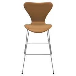 Fritz Hansen Serie 7 Høj Barstol Fuldpolstret Læder^ Køkken|Stole