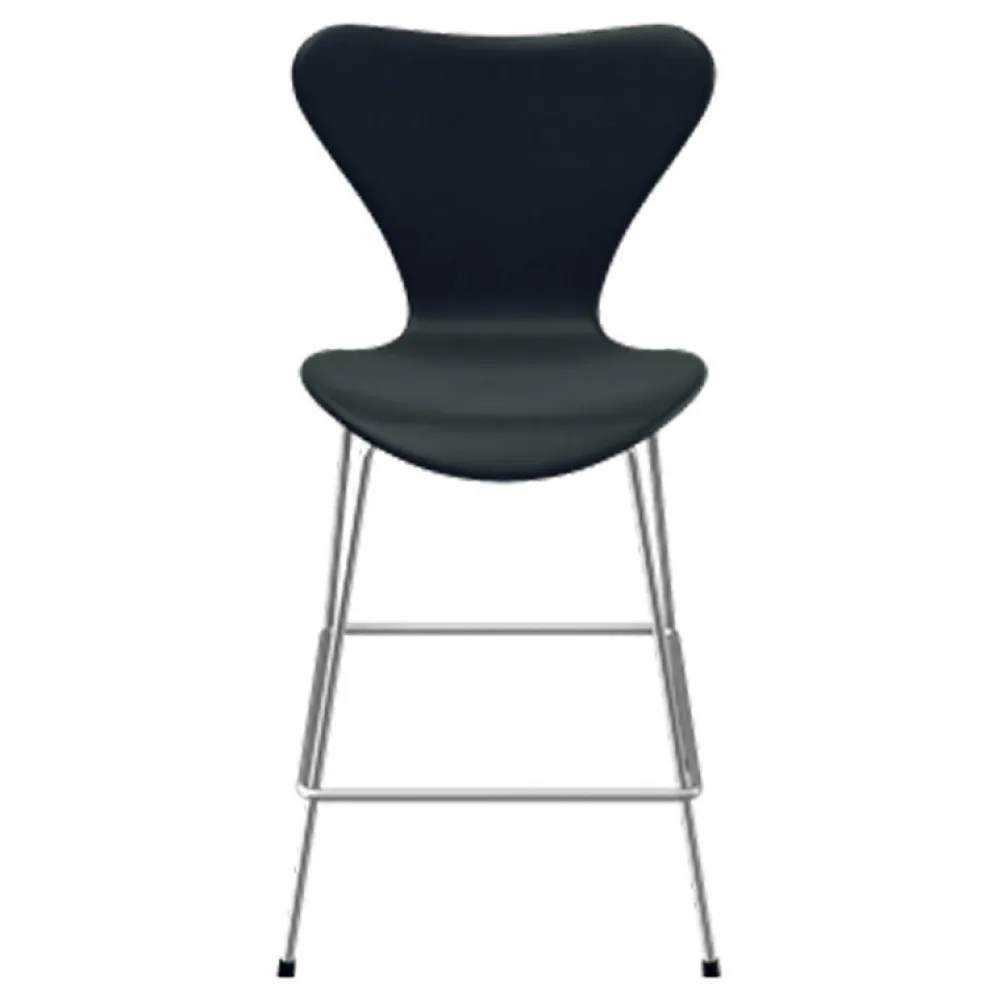 Fritz Hansen Serie 7 Lav Barstol Læder^ Køkken|Stole