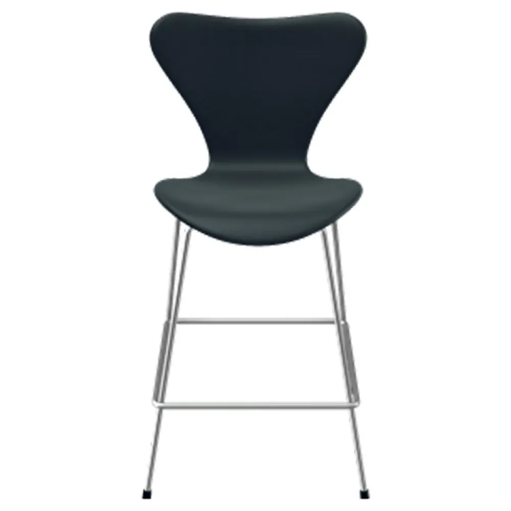 Fritz Hansen Serie 7 Lav Barstol Læder^ Køkken|Stole