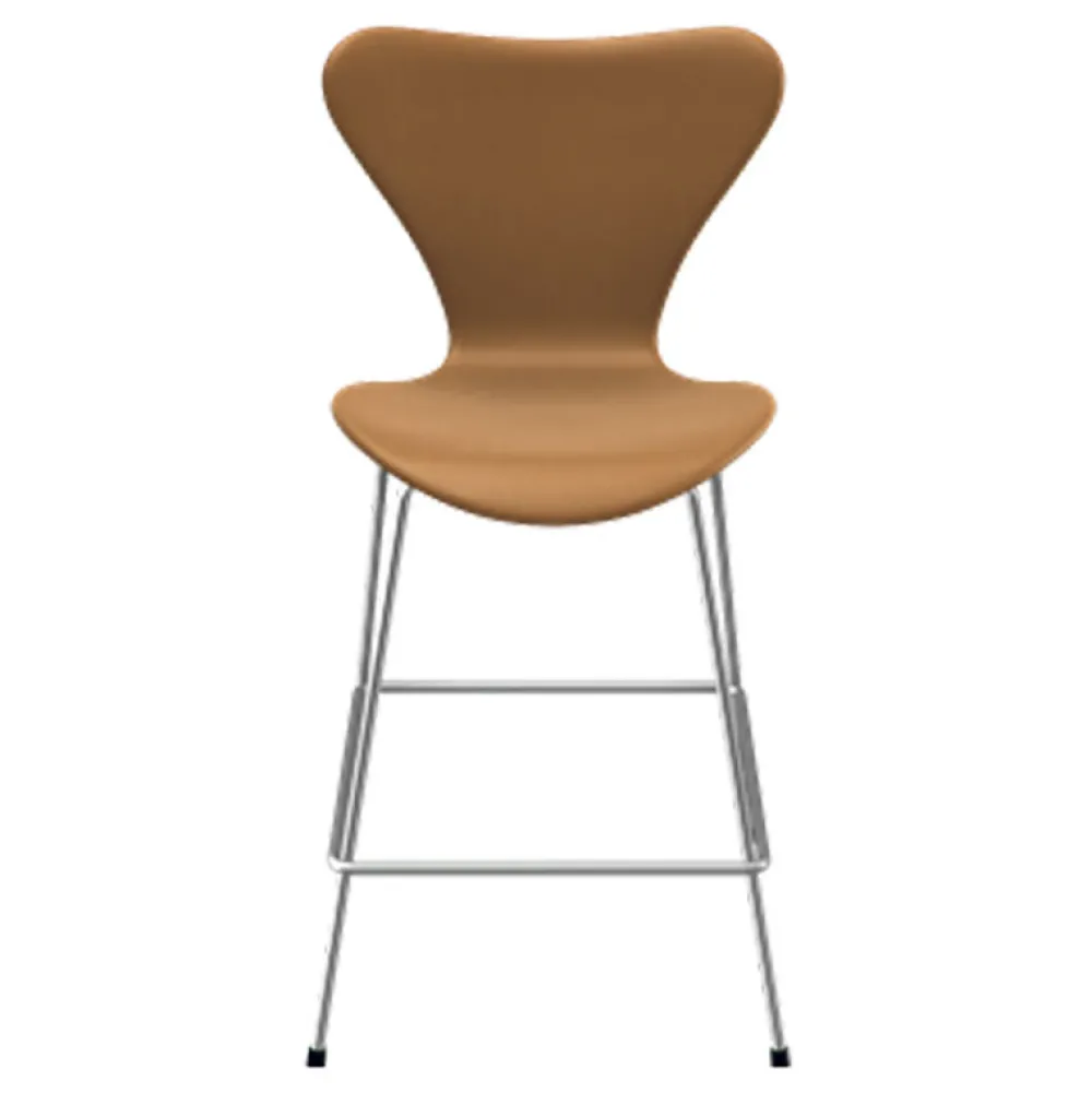 Fritz Hansen Serie 7 Lav Barstol Læder^ Køkken|Stole