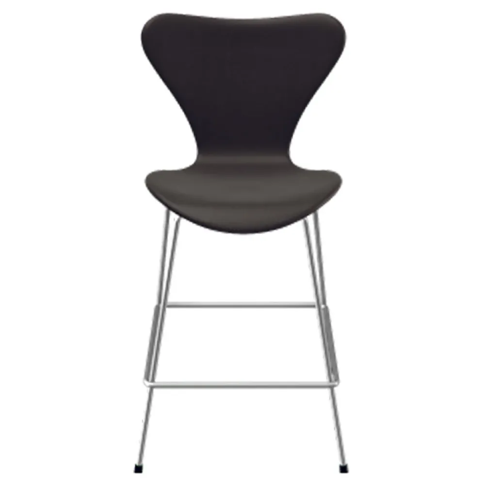 Fritz Hansen Serie 7 Lav Barstol Læder^ Køkken|Stole