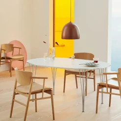 Fritz Hansen Super-Ellipse Bord B614^ Køkken|Borde