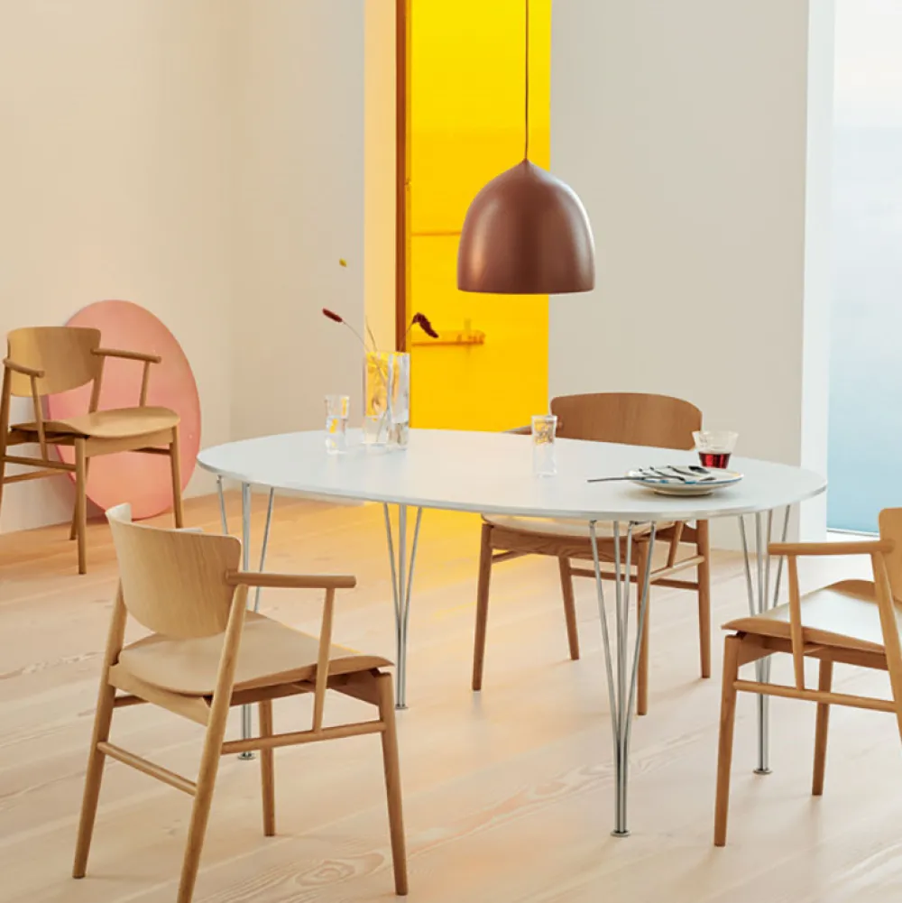 Fritz Hansen Super-Ellipse Bord B612^ Køkken|Borde