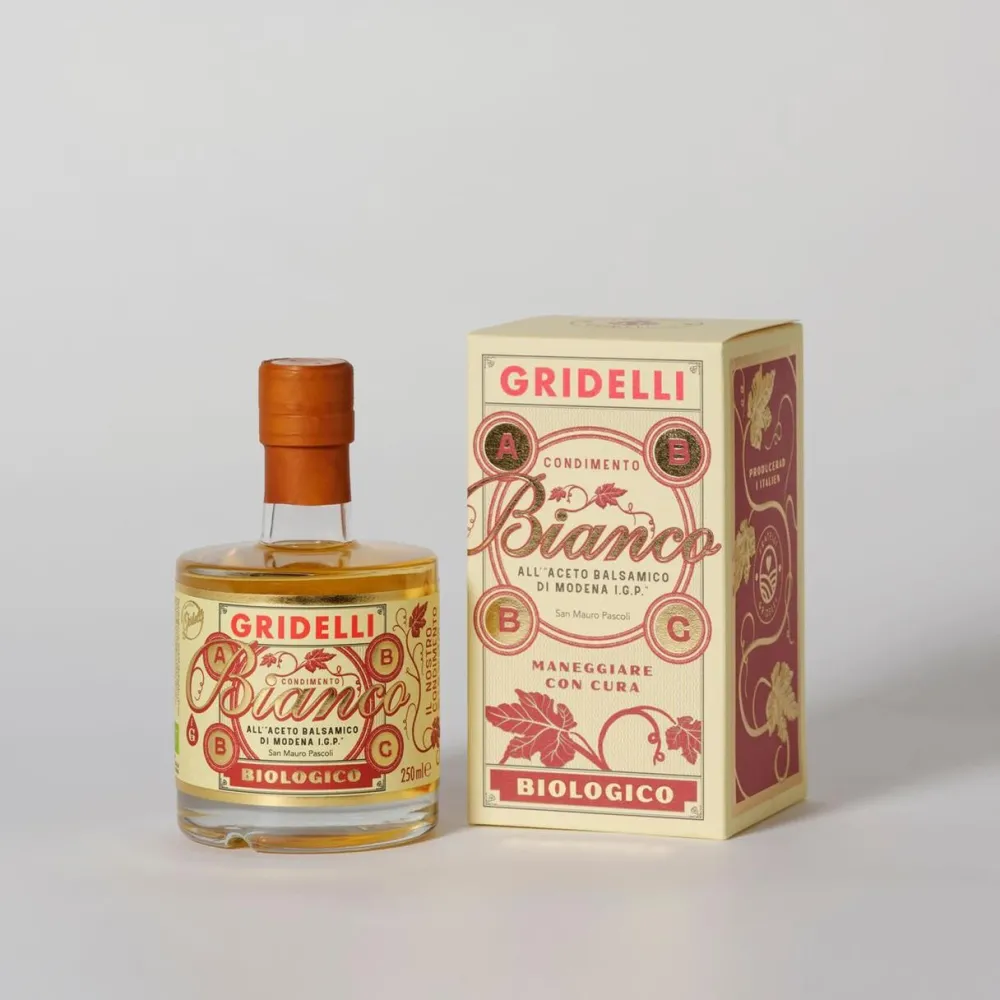 Gridelli Aceto Balsamico Bianco 250 ml^ Delikatesser