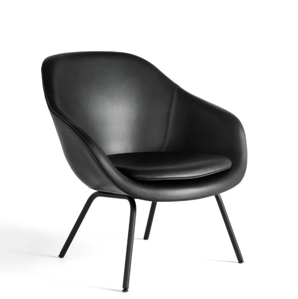 Hay AAL 87 Sort Sense Læder^ Stole|Stue
