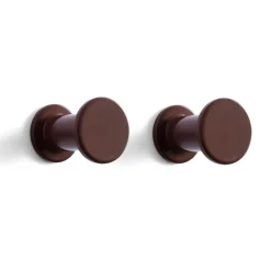 Hay Bolt Hook-Set of 2 Dark Brown^ Knager & Greb|Entré