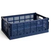 Hay Colour Crate Large Dark Blue^ Æsker|Kontor