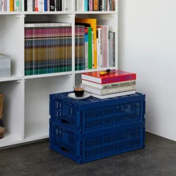 Hay Colour Crate Large Dark Blue^ Æsker|Kontor
