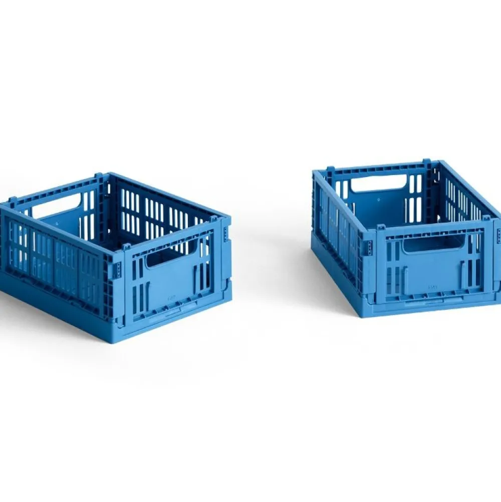 Hay Colour Crate Mini Set of 2 Electric Blue^ Æsker|Kontor