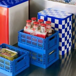 Hay Colour Crate Mini Set of 2 Electric Blue^ Æsker|Kontor