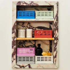 Hay Colour Crate Mini Set of 2 Electric Blue^ Æsker|Kontor