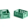 Hay Colour Crate Mini Set of 2 Dark Mint^ Æsker|Kontor