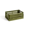 Hay Colour Crate Small Olive^ Æsker|Kontor