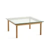 Hay Kofi Sofabord 80 x 80 Oak & Clear Glass^ Stue|Borde