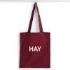 Hay Tote Bag Burgundy^ Accessories