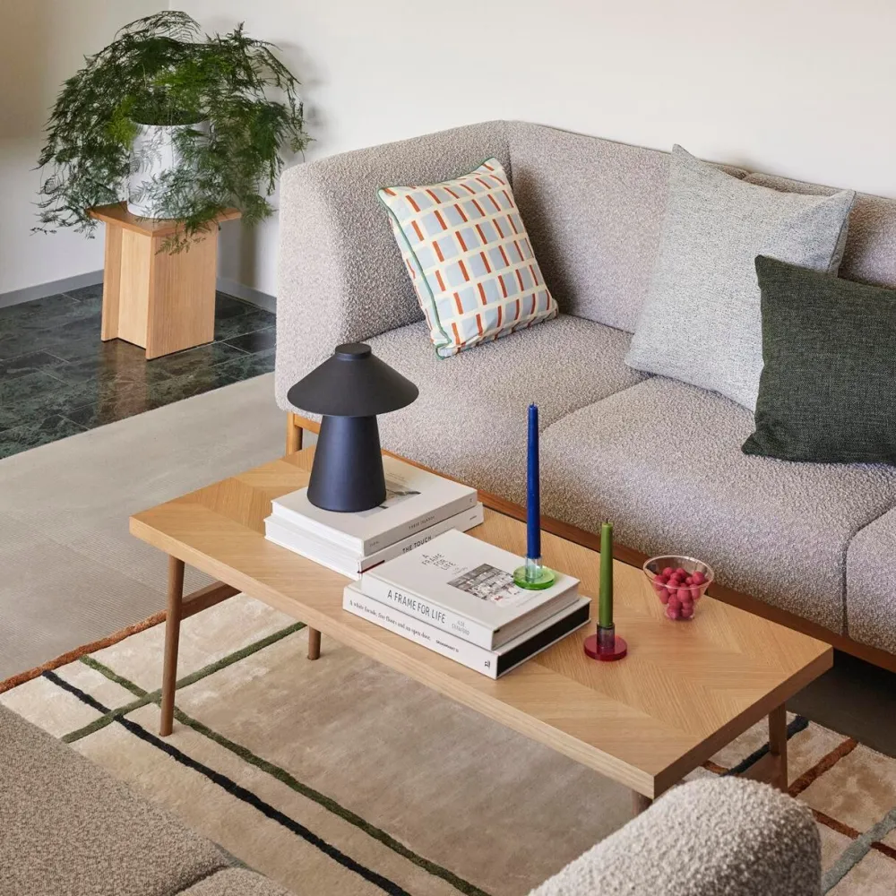 Hübsch Herringbone Coffee Table Nature^ Borde