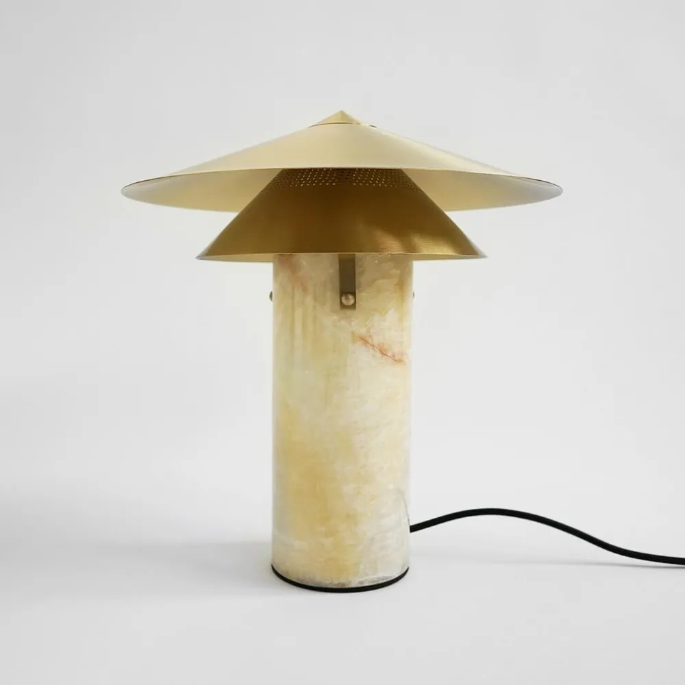 Hein Studio Meconopsis Onyx Table Lamp^ Bordlamper