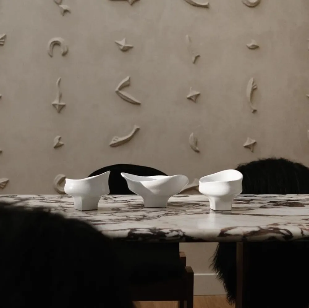 Hein Studio Nami Bowl Small White^ Andet Boligtilbehør|Keramik & Porcelæn