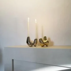 Hein Studio Unity Candleholder Gold^ Andet Boligtilbehør|Lysestager