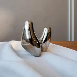 Hein Studio Unity Candleholder Silver^ Andet Boligtilbehør|Lysestager