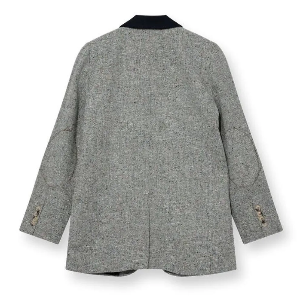 HEYANNO Brave Tweed Blazer Grey Melange^Dame Overdele