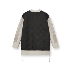 HEYANNO Grand Quilt Cardigan Ecru^Dame Overdele