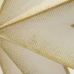 House Doctor 9 Point Star Off-White/Champagne Large^ Julepynt