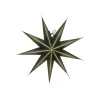 House Doctor 9 Point Star Green/Champagne Medium^ Julepynt