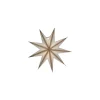 House Doctor 9 Point Star Off-White/Champagne Small^ Julepynt