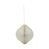 House Doctor Alsta Ornament Off-White/Golden Large^ Julepynt