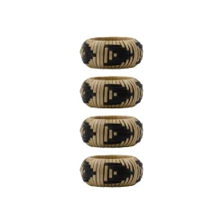 House Doctor Bam Napkin Rings Nature/Black^ Køkken