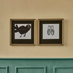 House Doctor Bird Wall Art Black^ Illustrationer & Plakater