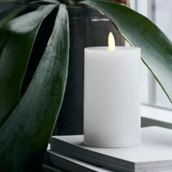 House Doctor Candle LED White Medium^ Andet Boligtilbehør